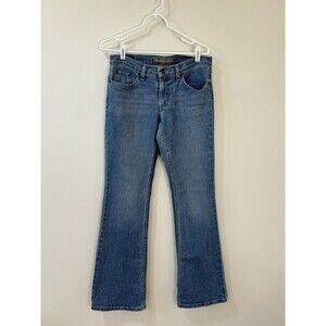 American Eagle Women’s Size 6 Stretch Skinny Flare Mid Rise Medium Wash Jeans